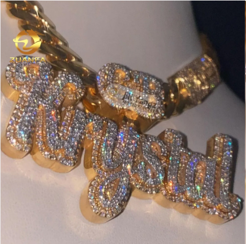 Custom Bail Letter Pendants -4